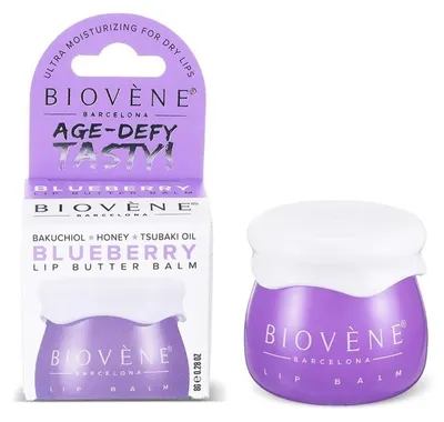 Image de Biovene, extrait de myrtille et bakuchiol, baume à lèvres, 8 g