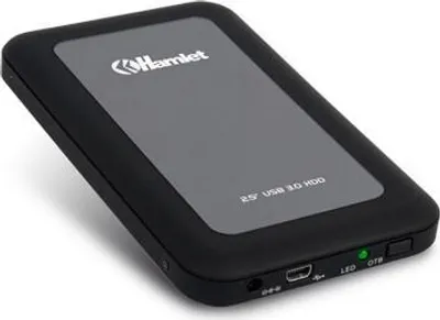 Immagine prodotto di Hamlet Box Esterno per HDD SSD SATA III 2.5" USB 3.0 A e USB-C