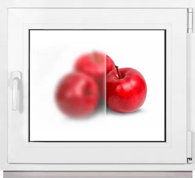 Obrázok produktu pre Framex okno do pivnice PVC okno Biele matné sklo Satinato Šírka x výška 75 x 60 cm (750 x 600 mm) Dvojité (32 mm) otáčanie/sklápanie DIN vpravo (kľučka vľavo)