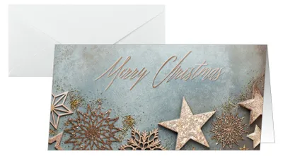 Obrázek produktu pro SIGEL DS099 10 SIGEL Weihnachtskarten Glamorous Christmas DIN lang