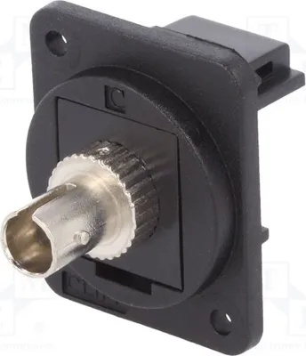 Produktbild von 1x Steckverbinder: Lichtleiter Verbinder ST,beiderseitig  19x24mm CP30218X Optisch