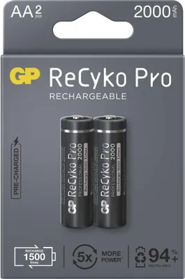 Immagine prodotto di GP Recyko Pro 2000. 2 batterie AA ricaricabili