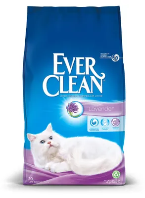 Produktbild von Ever Clean Extra Hygiene Lavendelduft, (früher: Lavender), 20 l Klumpstreu für K