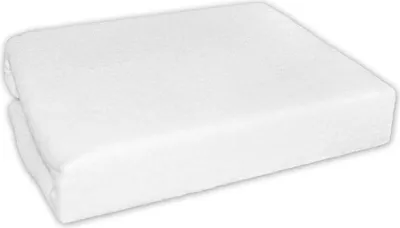 Obrázek produktu pro Nepromokavé froté prostěradlo do kočárku 75 x 35 - bílé