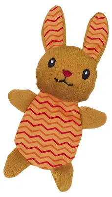 Produktbild von Nobby Katzenspielzeug Plüsch Hase mit Catnip orange
