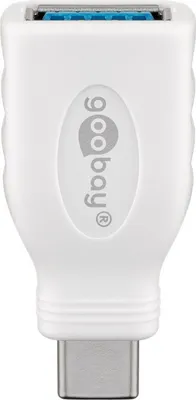 Image de Goobay Adaptateur USB-C USB 3.0 A Blanc