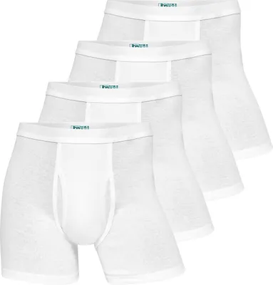 Produktbild von JBS 4er Pack Bamboo Long Short / Pant Mit etwas längerem Bein , Mit Eingriff, Natürliche Bio-Baumwole