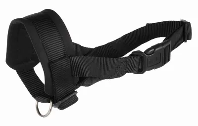 Produktbild von TRIXIE 19282, Hund, Schlaufenmaulkorb, XL, Schwarz, Einfarbig, Nylon