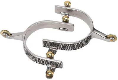 Imagen del producto de Cabestro para caballos - Correas de silla lisas y retro - 1 unidad - Ideal para deportes ecuestres - Diámetro interior de 8,1 cm - Acero inoxidable
