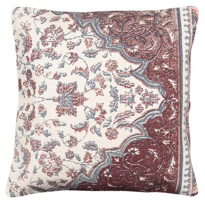 Produktbild von Clayre & Eef Kissenbezug 50x50 cm Rosa Blau Baumwolle