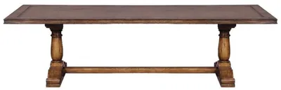 Obrázek produktu pro Casa Padrino jídelní stůl ve venkovském stylu hnědý 275 x 116 x v. 77 cm - Rustikální kuchyňský stůl z masivu - Rustikální jídelní nábytek z masivu ve venkovském stylu