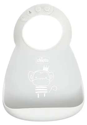 Produktbild von Chicco Silikonlätzchen Grau