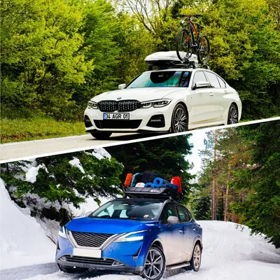 Zdjęcie produktu dla TURTLE BAGAŻNIK DACHOWY DIAMOND do FORD CONNECT 2013 - 2021 , Srebro