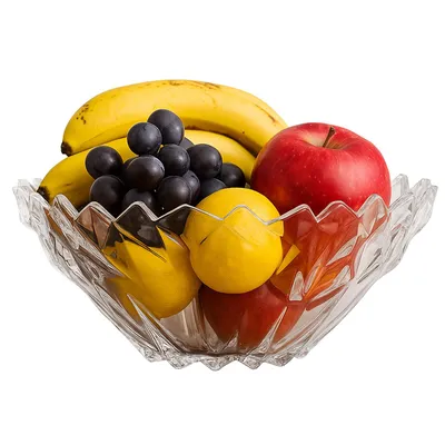Produktbild von Kristallschale Obstschale 24,5 cm – Elegante Dekoschale für Früchte, Pralinen & Gebäck