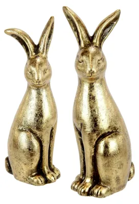 Produktbild von Osterdeko Hase Keramikhase Frühlingsdekoration für Kränze und Tischdeko