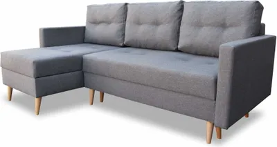 Produktbild von Ecksofa mit Schlaffunktion Malmo (Graphit)