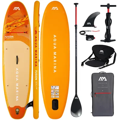 Obrázek produktu pro Nafukovací SUP deska 330 cm Aqua Marina Fusion 10'10 2026 – 150 kg, kompletní sada + kajaková sedačka