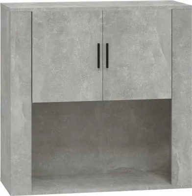 Obrázek produktu pro vidaXL Nástěnná skříňka Concrete Grey 80x33x80 cm Dřevěný materiál