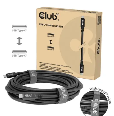 Immagine prodotto di CLUB3D USB-C®-Kabel 8K60Hz 100W , USB4 ,53 ft