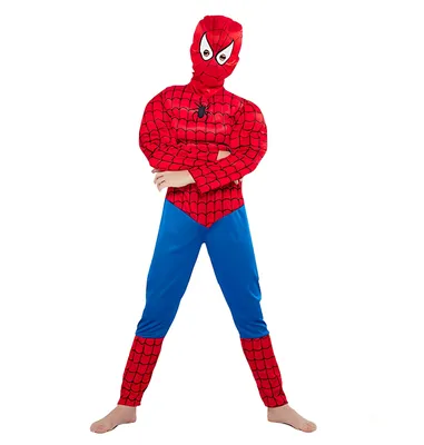 Produktbild von Kinderkostüm Muskel-Spiderman 122-134 L