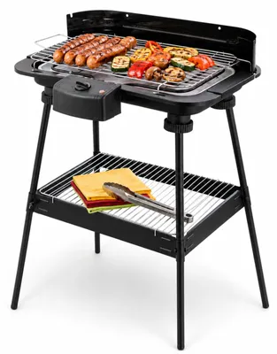 Produktbild von Bituxx Elektrischer Standgrill Balkongrill Gartengrill Elektrogrill 2200 Watt  MS-12930