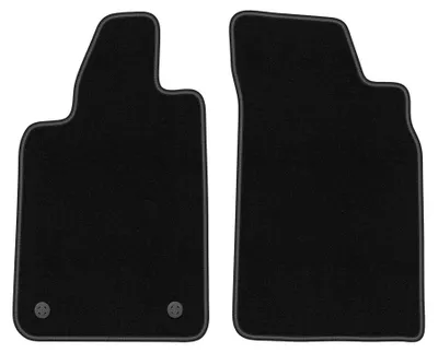 Produktbild von Velours-Fußmatten für Fiat Barchetta 1995-2005 (Coupé/Cabrio) – 4-tlg, Schwarz, passgenau – Wielganizator BASIC