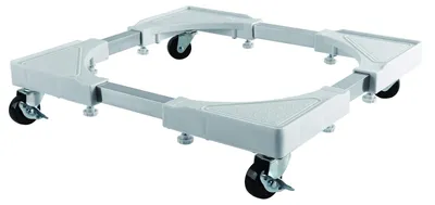 Zdjęcie produktu dla Podstawa pod pralkę rolka - Regulowana 50 do 70 cm - Do 200 kg - Biała
