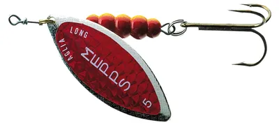 Produktbild von DAIWA Mepps Aglia Longue Redbo, Spinner, silber-rot, 1Stk., 52-26002 P