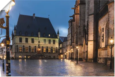 Produktbild von ARTland Poster Rathaus Osnabrück I Größe: 60x40 cm