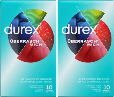 Produktbild von Durex Surprise Me Kondome 2 x 10 Stück