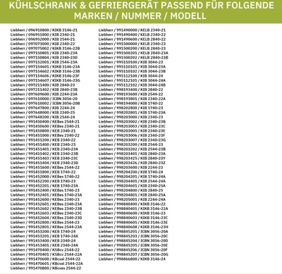 Produktbild von Schublade LIEBHERR 9290084 Gemüseschale 239x120x267mm für Kühlschrank KühlGefrierKombination