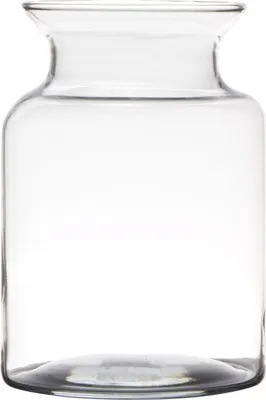 Produktbild von INNA-Glas Windlichtglas Hanna Earth, klar, 20cm, Ø14cm - Kerzenständer