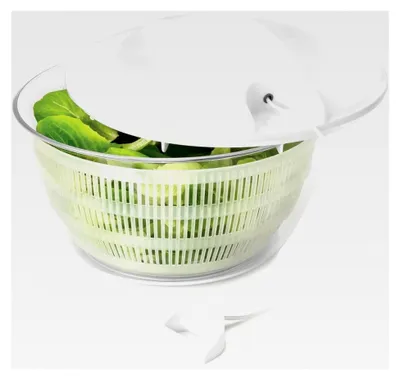 Produktbild von Salatschleuder aus Kunststoff, Weiß