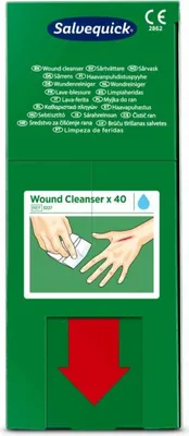 Produktbild von "Cederroth" Wipes Salvequick Wundreiniger refill für Savett-Spender REF 51011006