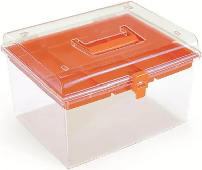 Obrázok produktu pre box organizér 292x250x185mm NUF HIGH NUF4HT-R395 oranžový plastový KEDEN