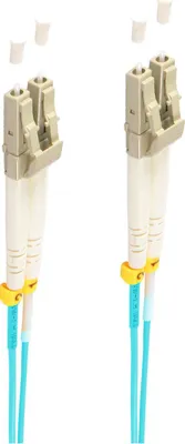 Produktbild von Duplex Patchkabel LC/LC 50/125µ OM3 aqua 1m