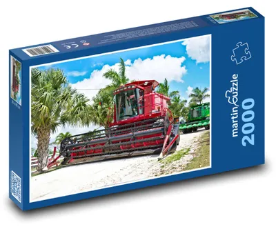 Produktbild von martinpuzzle - Puzzle 2000 Teile - Mähdrescher - Landmaschinen