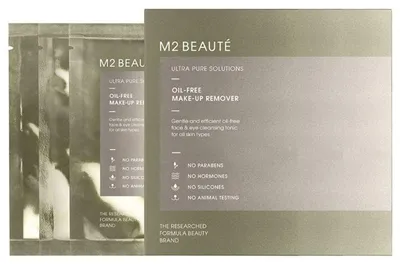 Productafbeelding van M2 Beauté - Oil-Free Make-Up Remover Sachets - 7x2 stuks