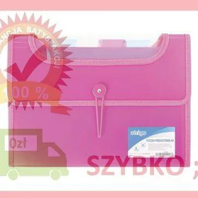 Produktbild von A4-Ordner mit 6 V-File-Trennblättern, rosa, STRIGO
