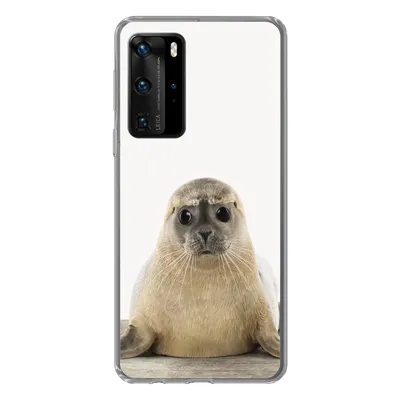 Produktbild von MuchoWow® Handyhülle Schutzhülle Hülle für Huawei P40 Pro Robbe - Tiere - Kinder - Jungen - Mädchen - Kinder Silikon Softcase Handy Hülle - Schutz