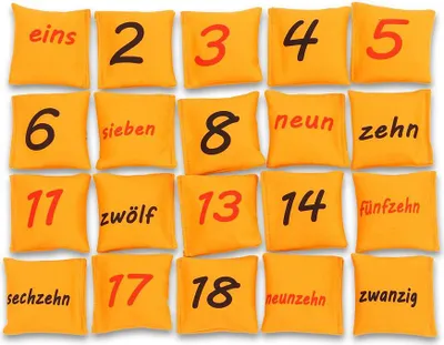 Produktbild von Betzold Zahlen auf Bohnensäckchen
