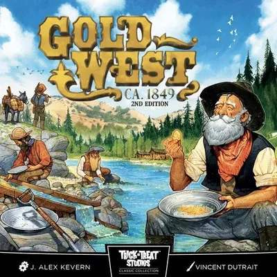 Produktbild von Asmodee Gold West 2nd Edition, Brettspiel, 14 Jahr(e), 60 min
