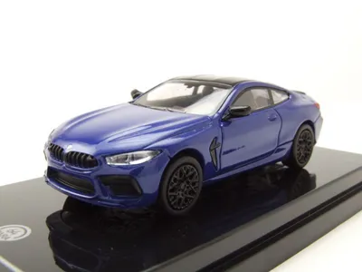 Produktbild von BMW M8 Coupe F92 2019 blau Modellauto 1:64 PARA64