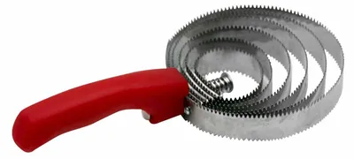 Produktbild von Federstriegel AMKA 6fach-XL aus Edelstahl grobe und feine Einstellung Spiralstriegel