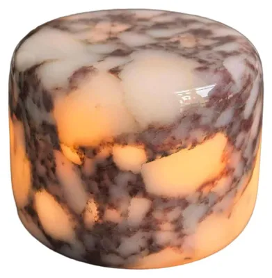Image de Lampe de table en marbre avec variateur tactile, 3 niveaux de luminosité, rechargeable via USB-C