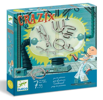 Produktbild von DJECO Crazix: Metallpuzzle 6-teilig