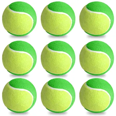 Productafbeelding van Solidchoice - Set van 9 Tennisballen voor Beginners met 25% Minder Druk