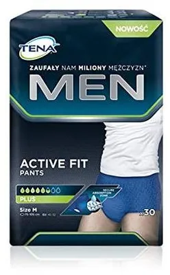 Immagine prodotto di Intimo assorbente per uomo, modello Pants Plus M (confezione da 30 pezzi)