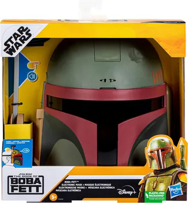 Zdjęcie produktu dla Hasbro F6868 Star Wars Boba Fett Maska elektroniczna Półhełm z dźwiękiem Nowość