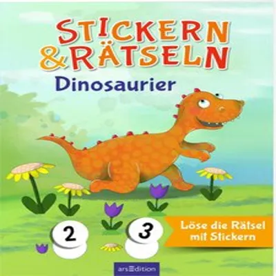 Produktbild von Stickern & Rätseln - Dinosaurier